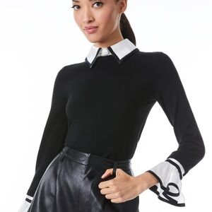 NWT Alice + Olivia Collared Sweater